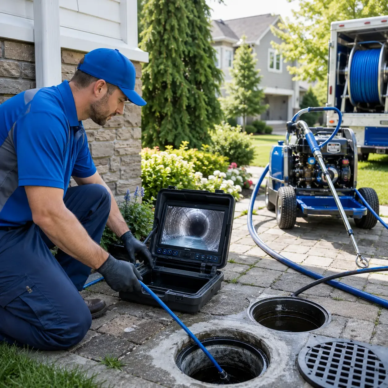 Outdoor drain cleaning professionals serving Austin, KY